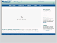 Tablet Screenshot of lavezzimedical.com